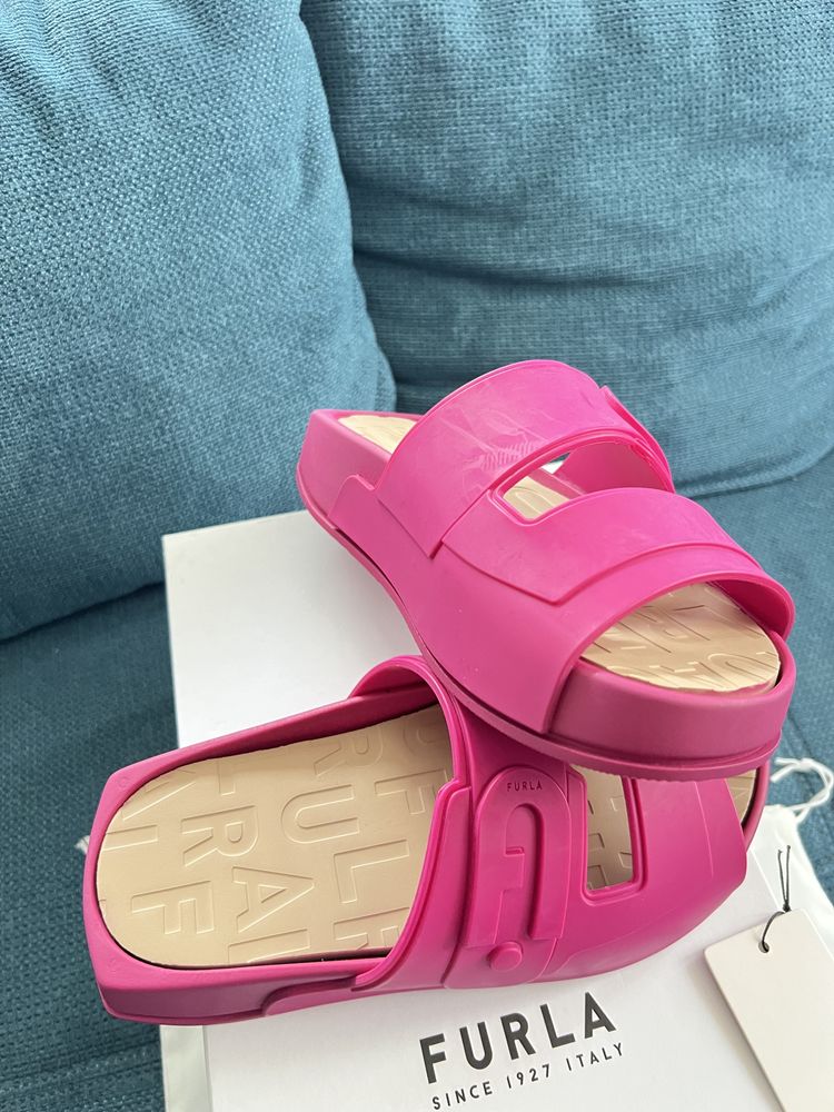 Furla Pool Slide Sandal T FUCSIA! 100%ориг.Кутия,етикети.36,39,40ти р.
