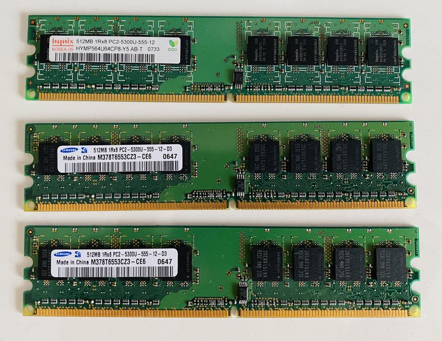 DDR 2 - 3x512MB - 533MHz - 25 лв
