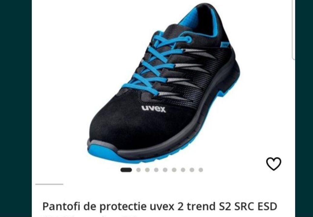Pantofi de protectie uvex 2 trend S1 SRC
