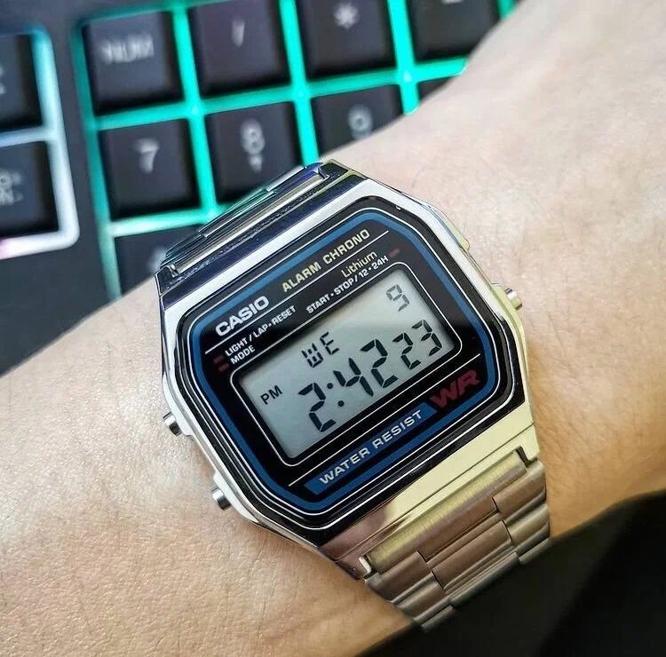 АКЦИЯ CASIO A158WA Old Money soat klassika Часы Касио Классика