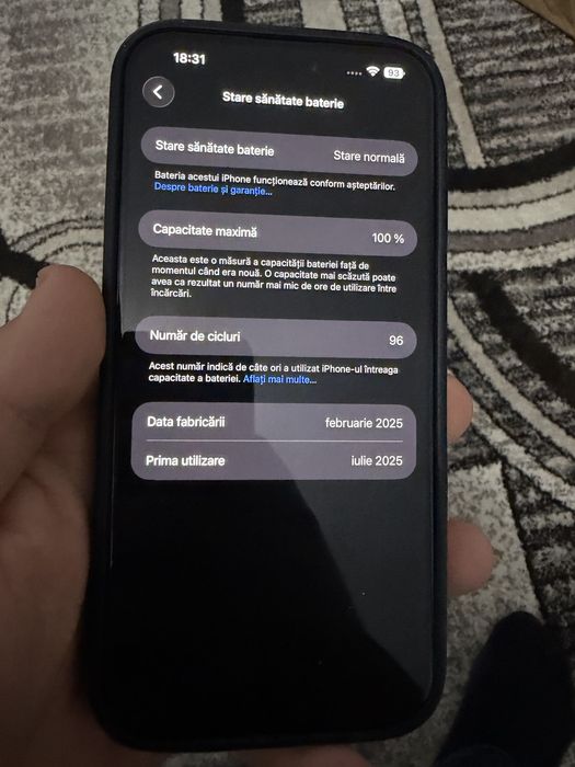 iPhone 16 Pro Max Black Titanium 256 Gb 100%