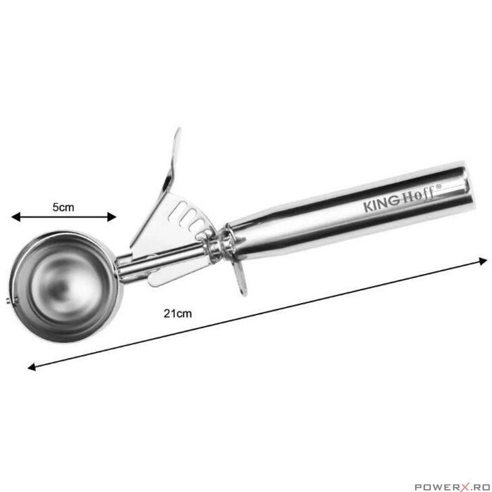 Cupa pentru inghetata, inox, 5 x 21 cm, KingHoff