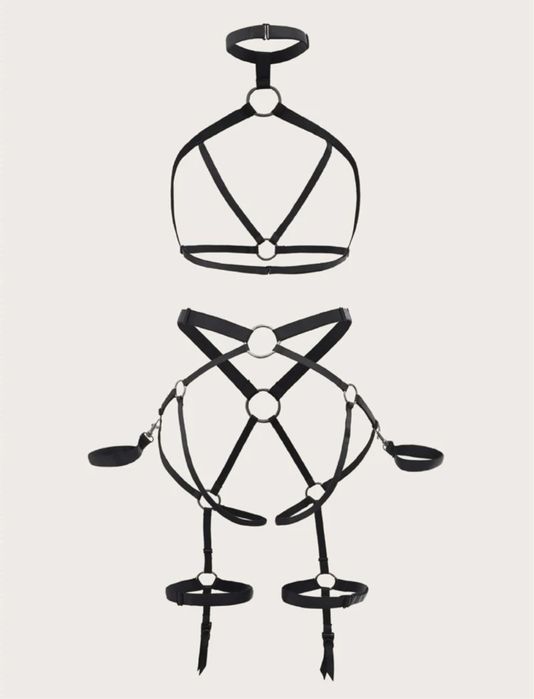 Set lenjerie sexy bondage harness