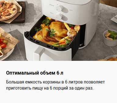 Аэрогриль Xiaomi Air Fryer Essential 6 L Global Version!