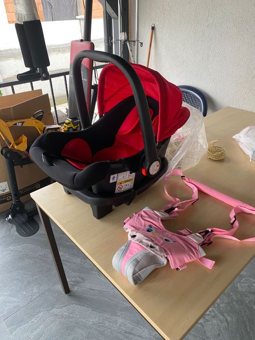 Scoica bebe, Caruț , premeegator si ham bebe .