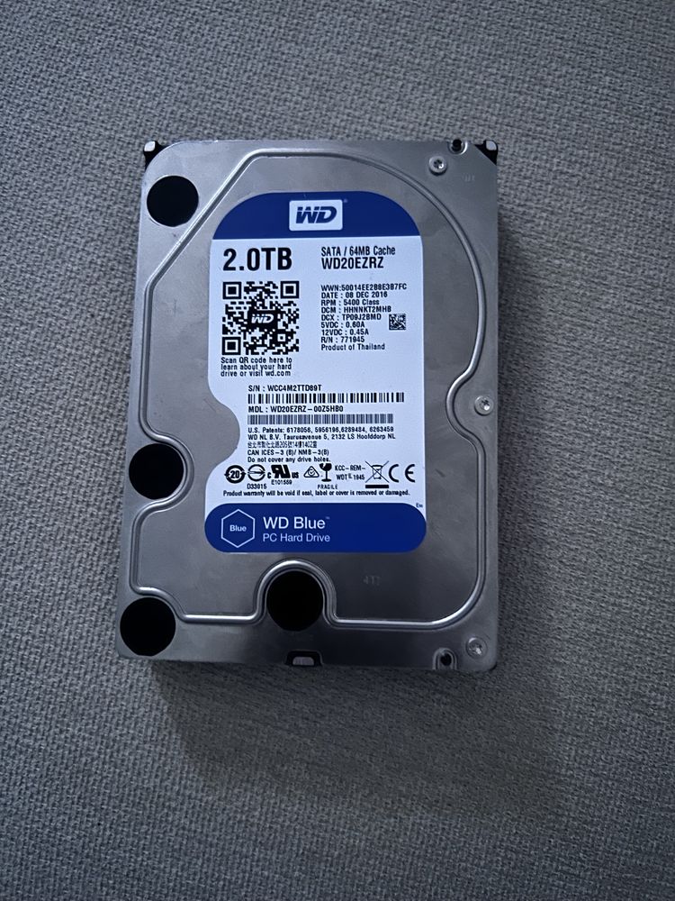 PC Hard Drive 2.0TB Хард Диск 2.0ТБ