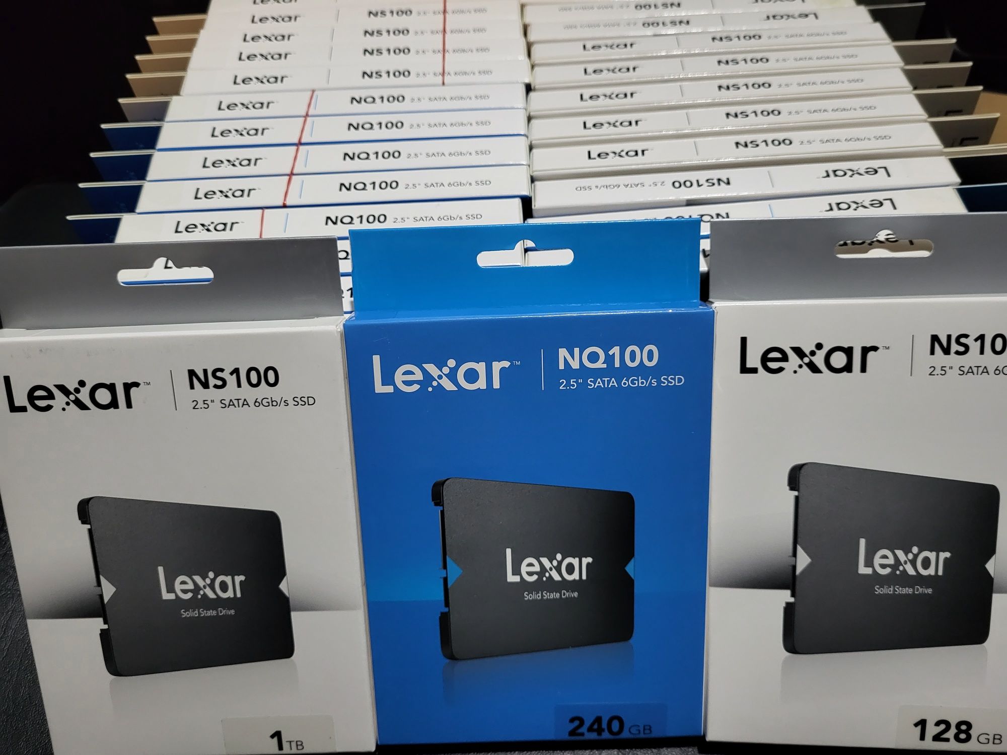 Новые Lexar SSD 128GB/256GB/512GB  в количестве.