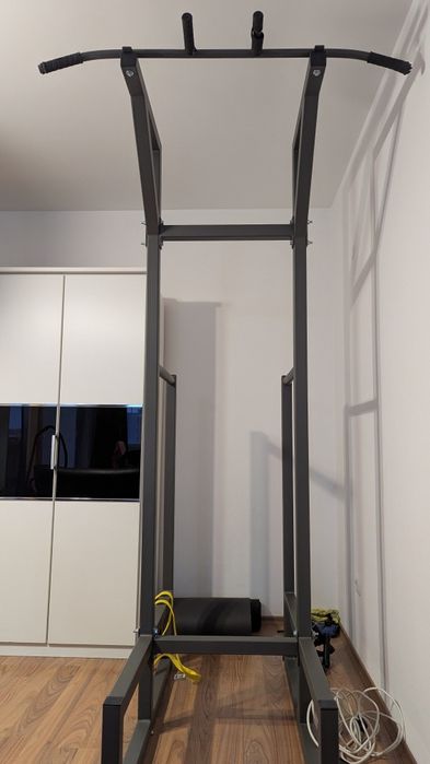 Комбиниран уред за набирания и кофички (лост + успоредка)