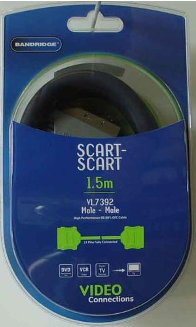 Cablu conectare TV audio video BANDRIDGE SCART-SCART 1.5m