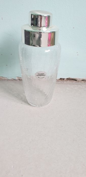 Accesoriu shaker cocktailuri vintage colectie cristal Germania 1960
