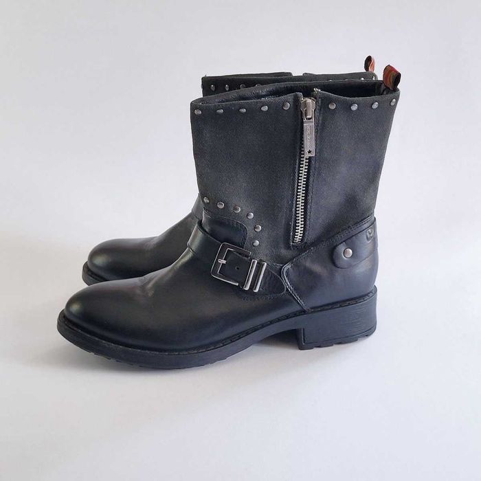 Pepe Jeans дамски боти, естествена кожа 38