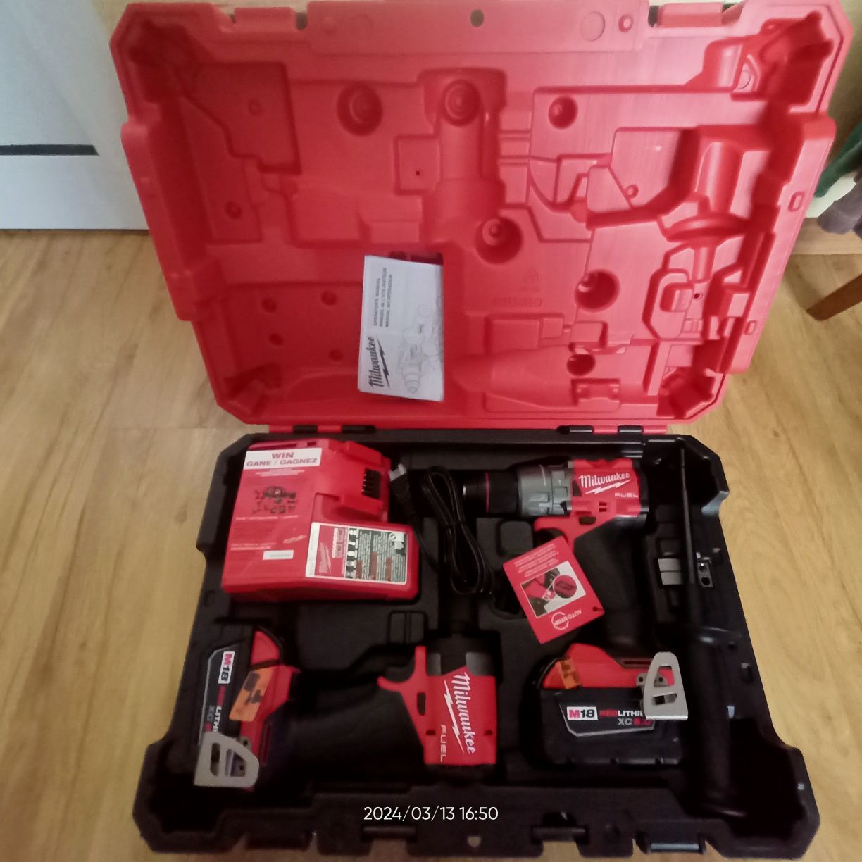 Milwaukee m18 fuel 3697-22 Ударен Винтоверт+Гайковерт НОВ Безчеткови