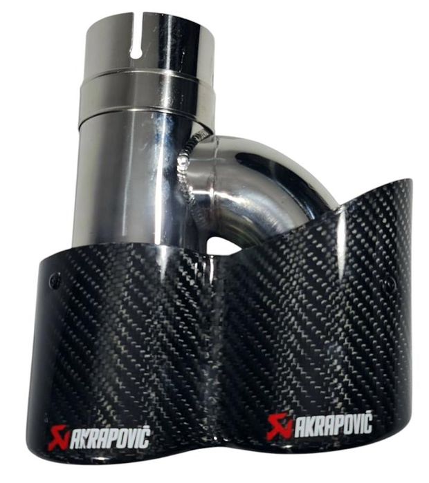 Накрайник за ауспух Akrapovic №3770-1 Двоен Y Карбон