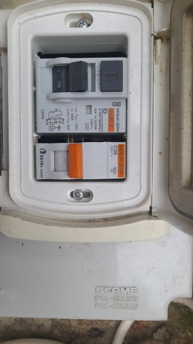 Преносима дефекно токова защита, за работа на открито.