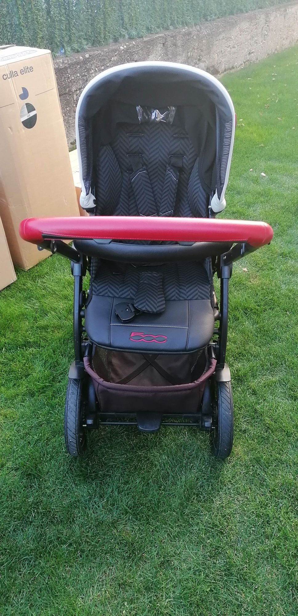 Бебешка количка Peg Perego Fiat 500 3в1