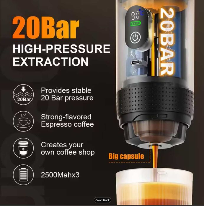 Преносима кафе машина – идеална за дома и офиса