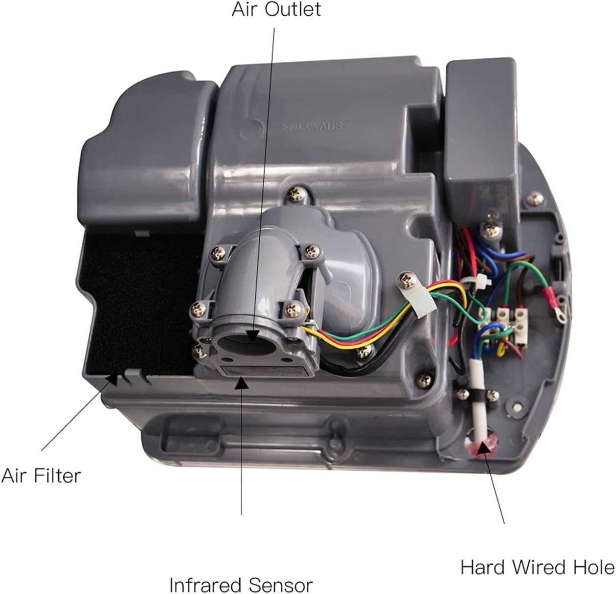 Uscător de mâini electric pentru perete 10s uscare rapidă