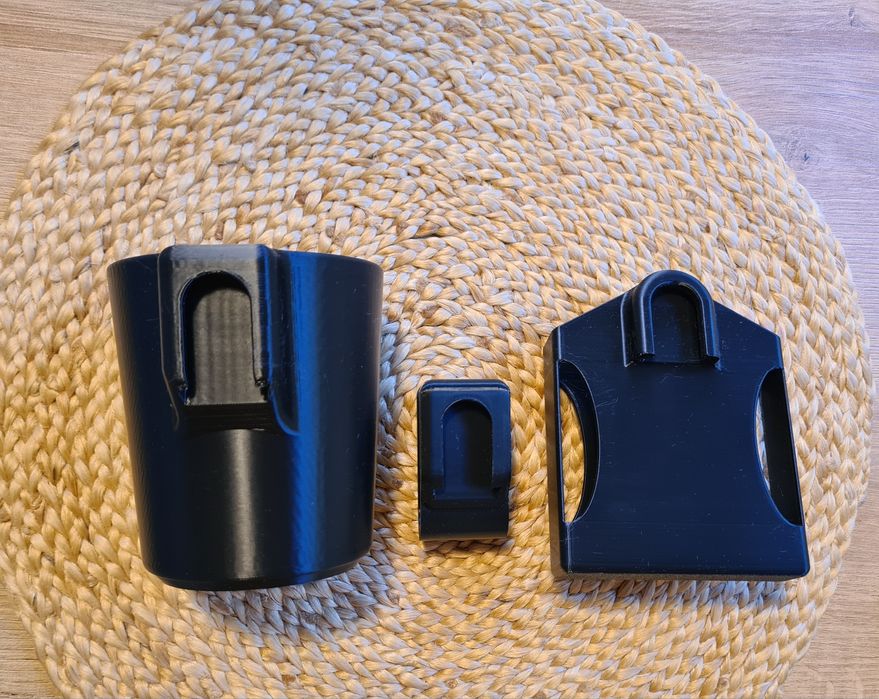 Pachet Suport pahar+  telefon+ carlig geanta