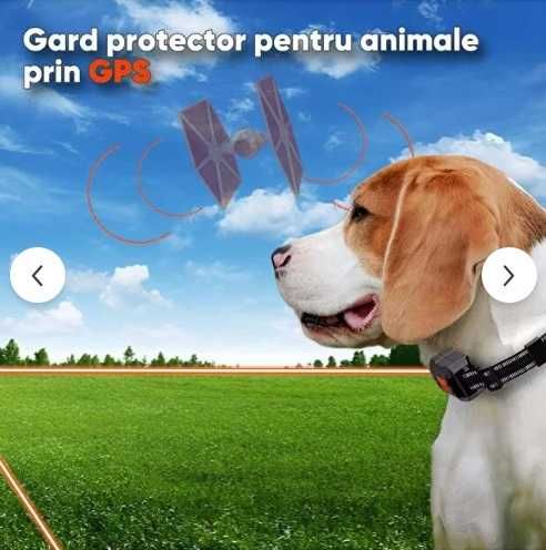 Gard invizibil wireless cu GPS pentru câini IPX7 F81D Portocaliu nou