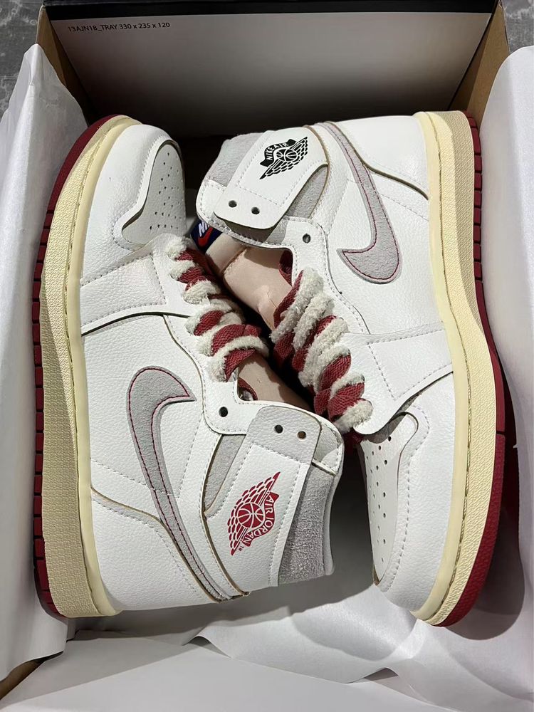 Air Jordan 1 Retro High Rare Air Sail Cinnabar