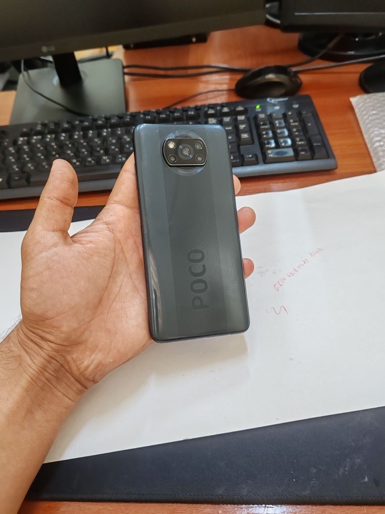 Poco X3pro 12/256gb(2023) ideal ochilmagan usta kurmagan aybi yuq 10 k