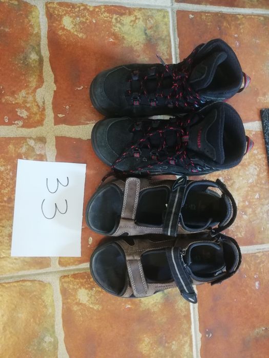 Sandale si pantofi copii marimi diferite