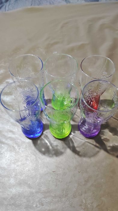 Нови!  Стъклени чаши на Кока Кола.12 бр.