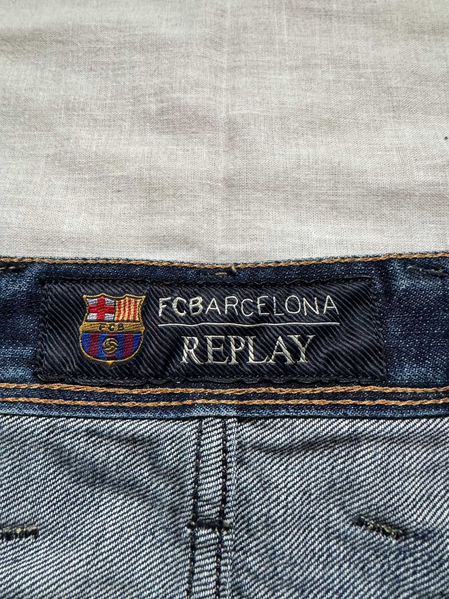 REAPLAY x FC Barcelona, blugi barbati, W31, talie 40cm