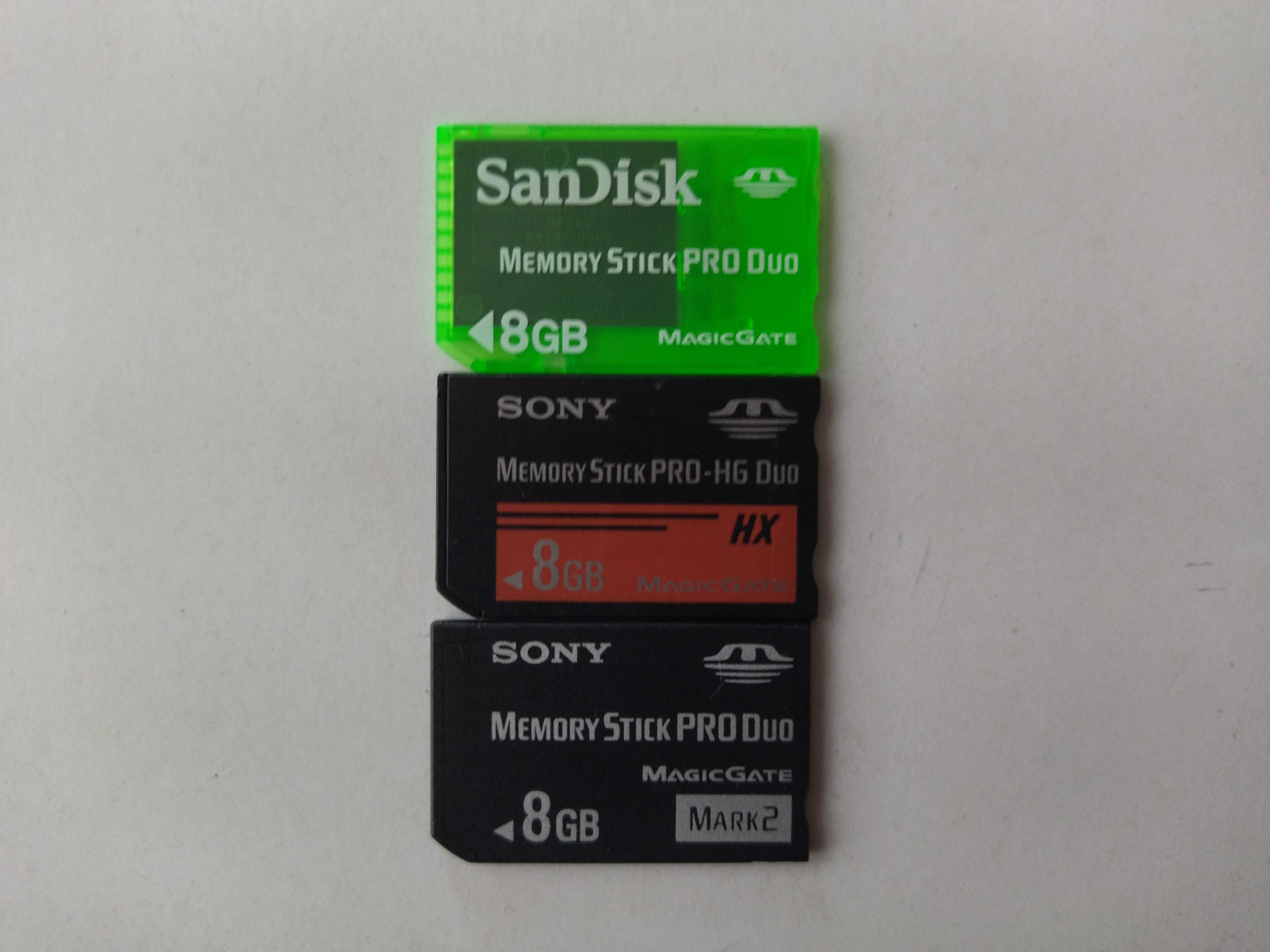 8 GB Sony Memory Stick PRO Duo за PSP ПСП 1004, 2004, 3004 карта памет
