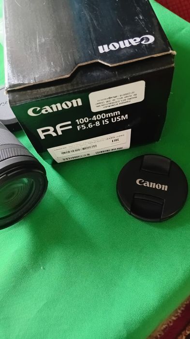 Obiectiv Canon RF 100-400 f5.6-8 complet nou si nefolosit