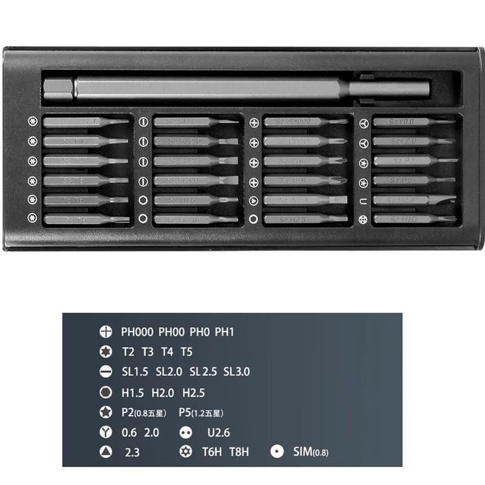 Trusa de precizie , Trusa surubelinite fine pentru telefoane, tablete