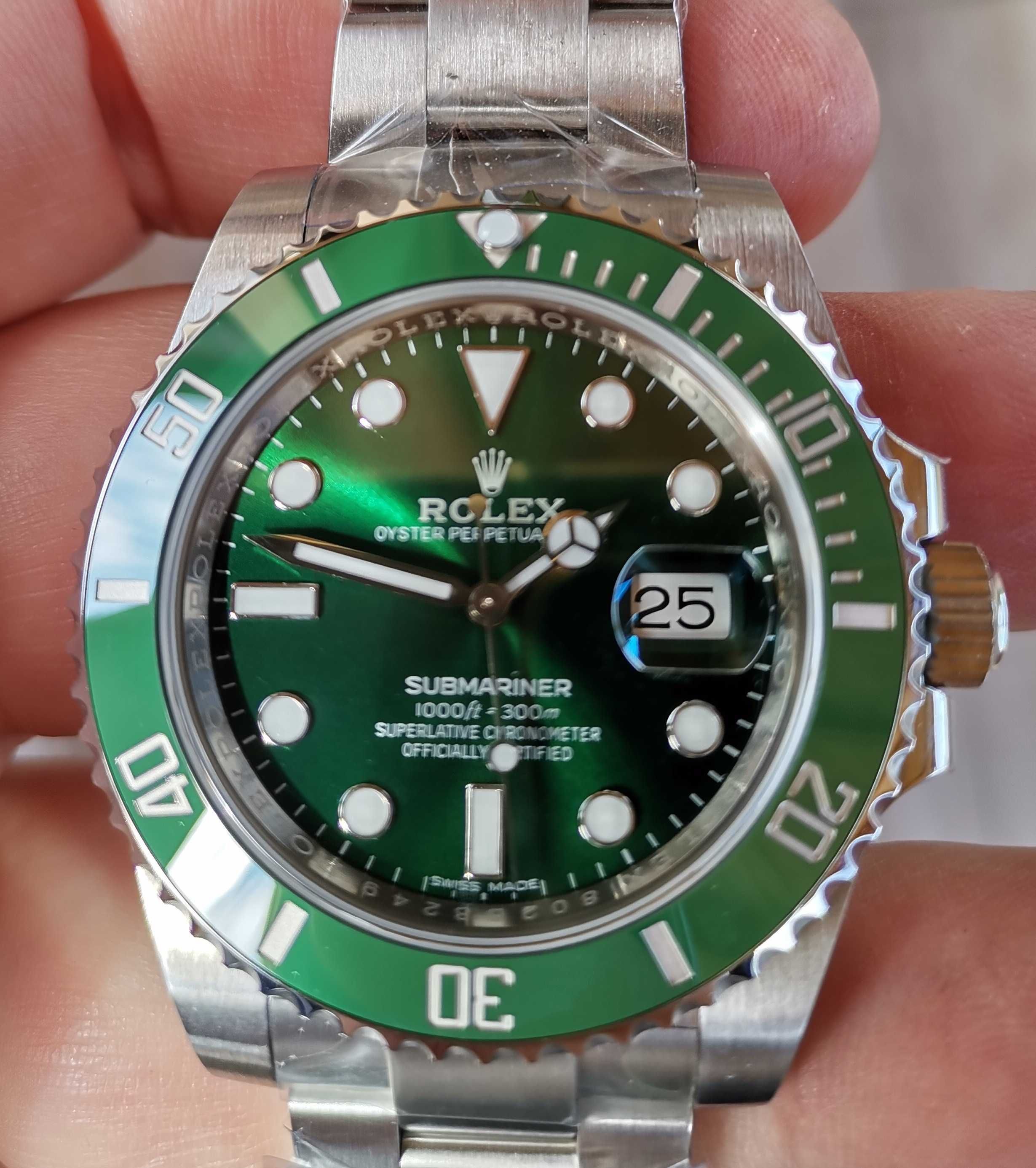 Rolex Submariner 116610LV 904L SS/SS Green VSF VS3135