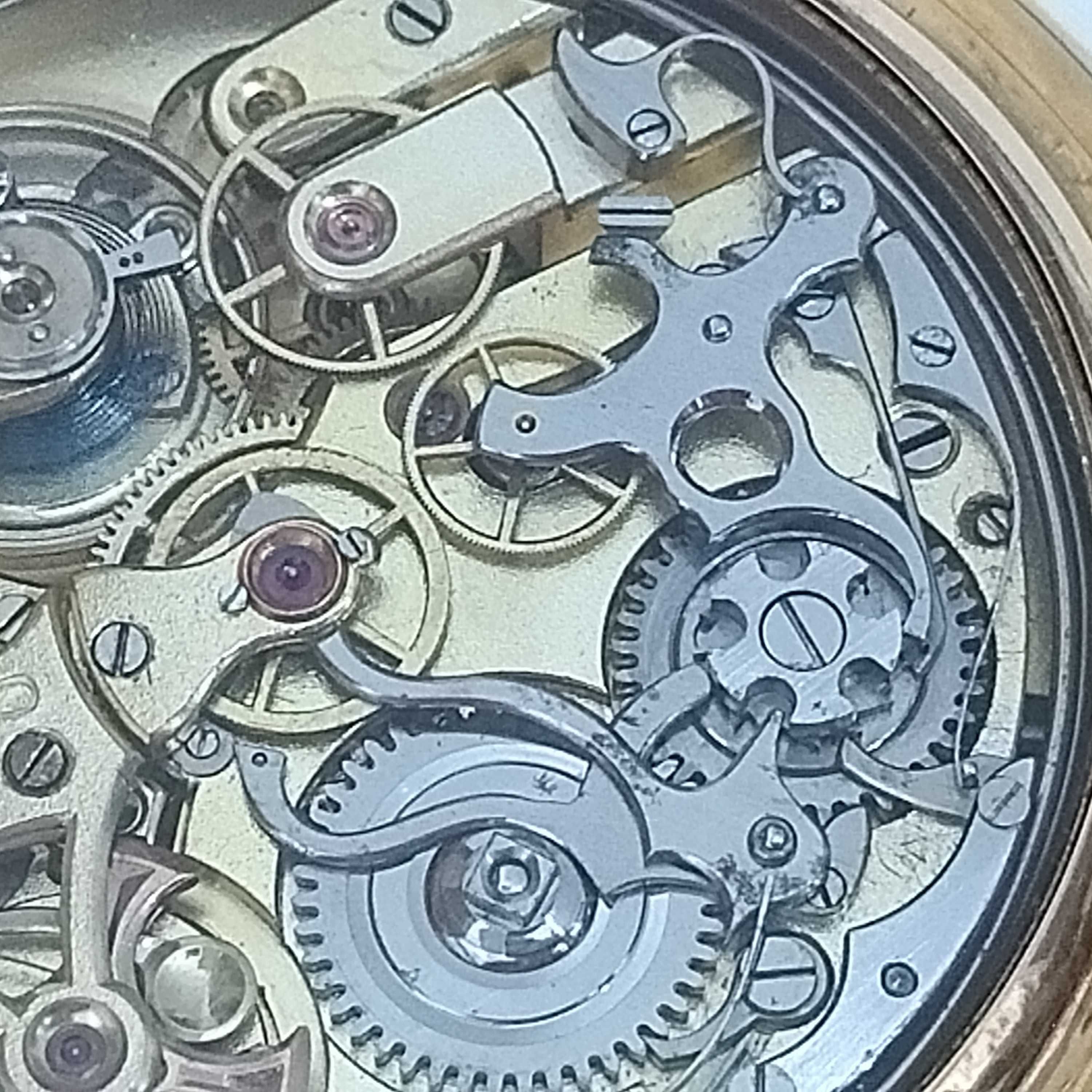 INVICTA Minute Repeater Pocket Watch, day/date, moonphase, chrono, 18k