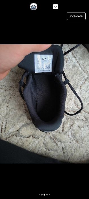 Papuci Nike negri antrenament interior