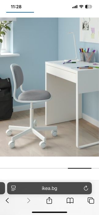 НОВ детски стол за бюро от ИКЕА