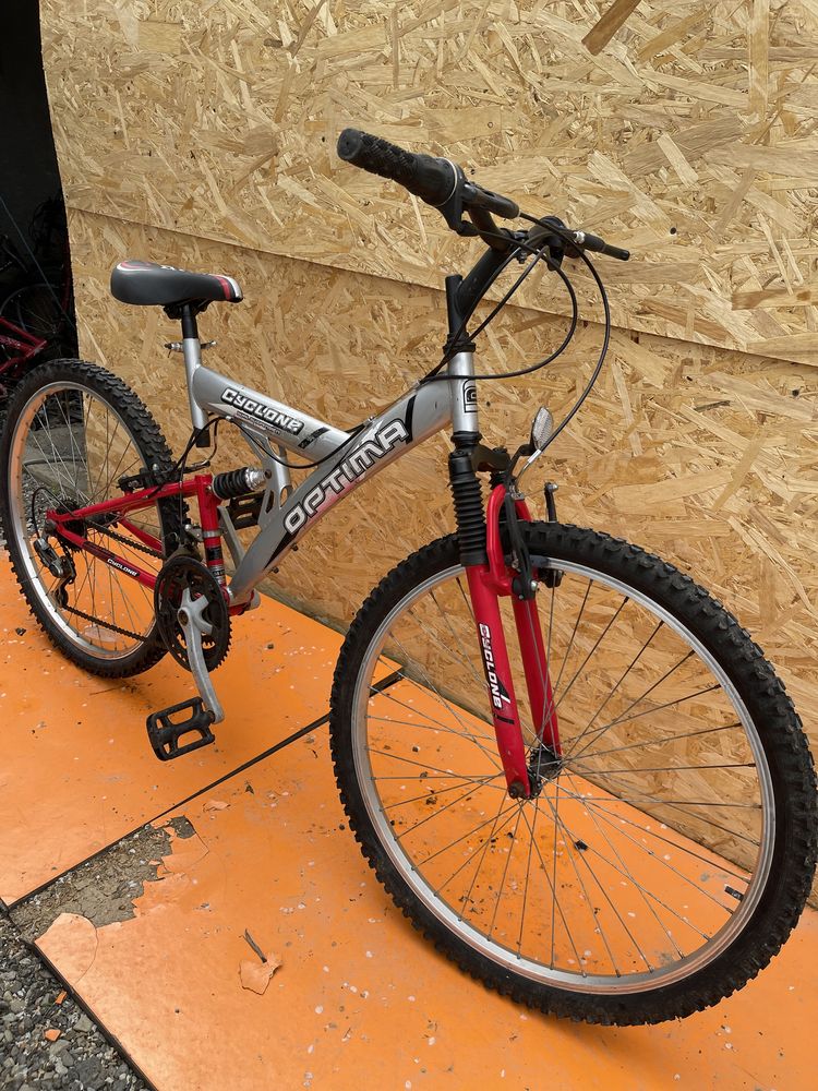 Bicicleta optima roti 26” full suspension