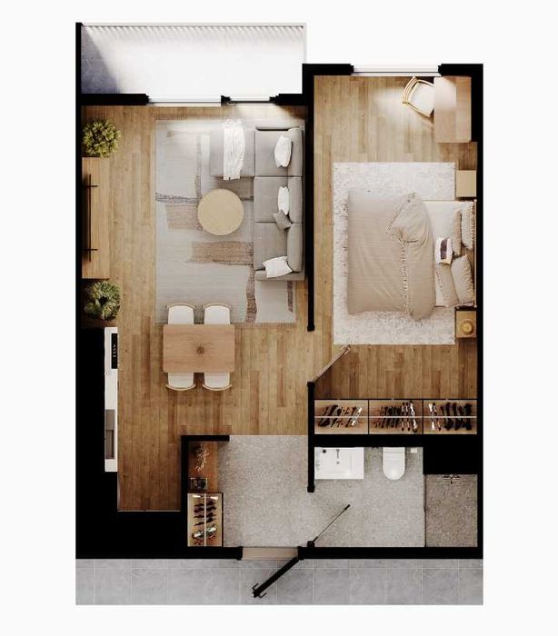 2х ком. Мирабадский р-н. ПВ 25%   рассрочка на 30 месяцев (ShN)