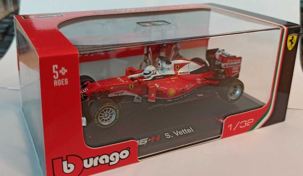 Macheta Ferrari SF16-H Vettel Formula 1 2016 - Bburago 1/32 F1