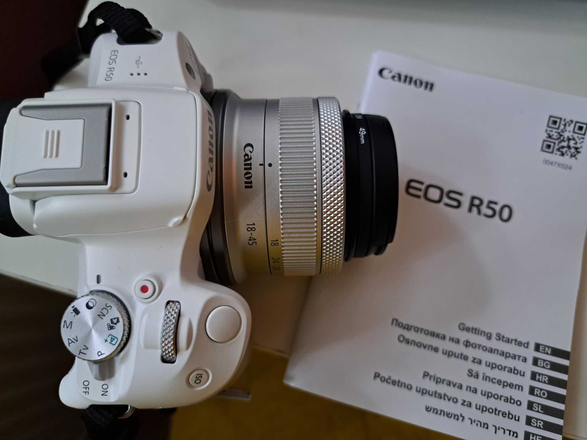 Cannon EOS R50 + geanta + card memorie