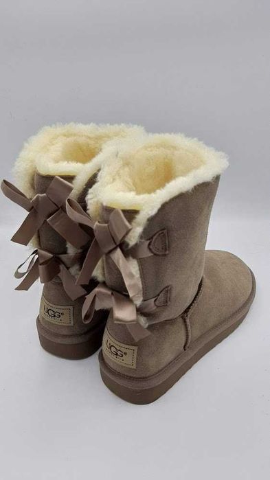 Ghete / cizme UGG Bailey bow , piele naturala, 35-40