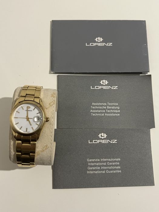 Ceas barbatesc din aur 18k cu stanta 750 si certificat autenticitate