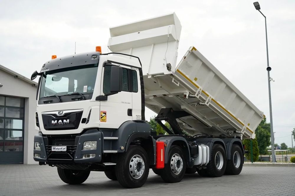 MAN TGS 35.480 / 8x4 / BASCULANTE / BORDMATIC / HYDROBOARD / ANVELOPE 100% / EURO 6