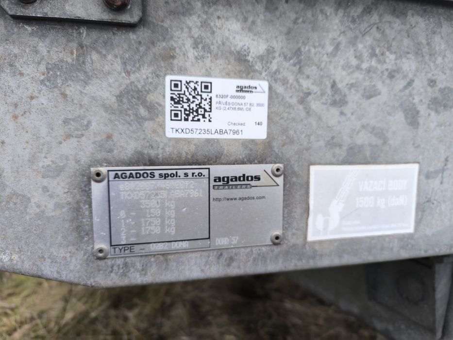 Remorcă mare de volum Agados Dona 57 – 2020 – din Germania, 6.490 €