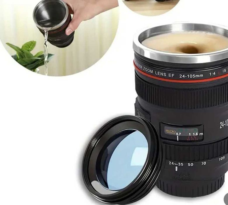 Cană cafea forma Obiectiv Foto - nouă