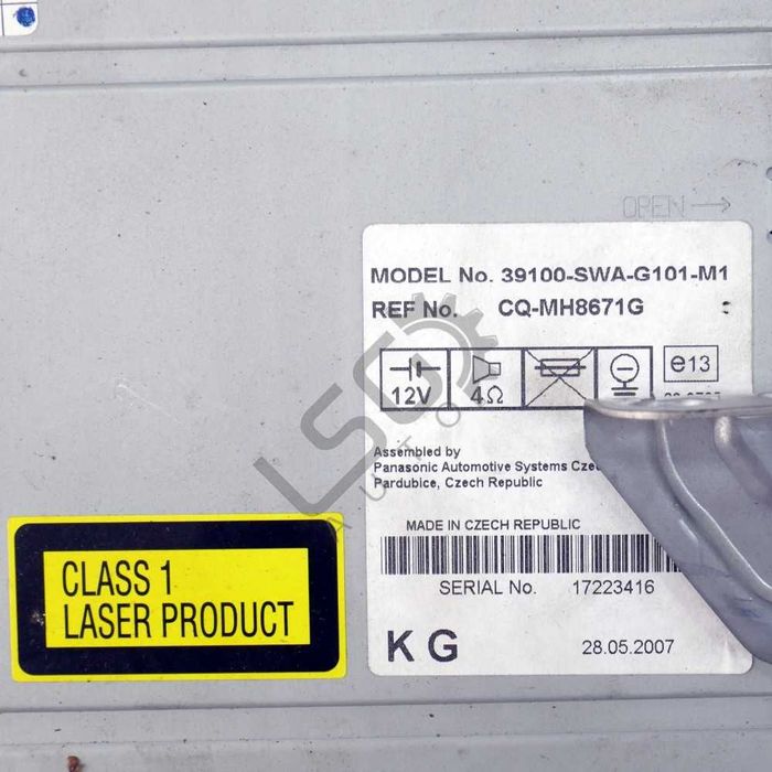 CD плеър Honda CR-V III 2006-2010 ID: 142675