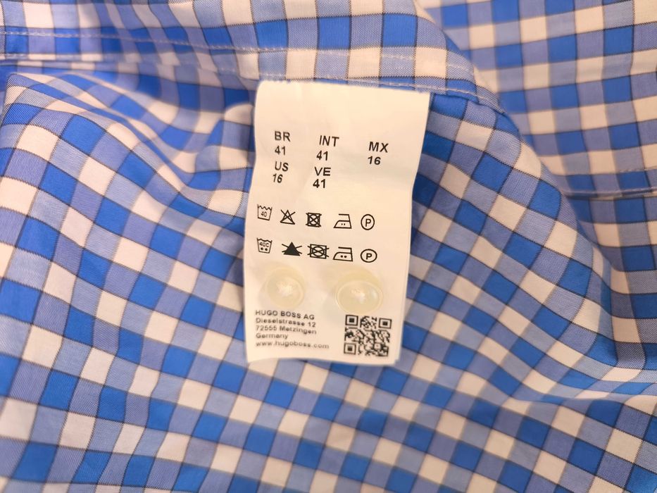 Мъжка карирана риза Hugo Boss