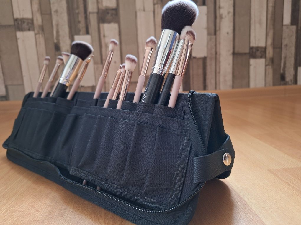 Кожен Makeup калъф,пречупващ се за четки