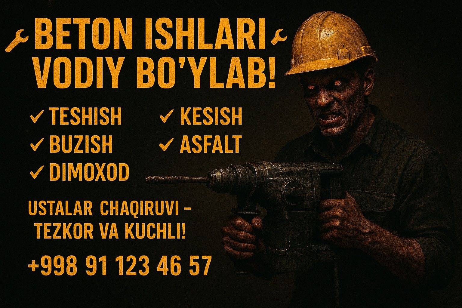 Beton buzish xizmati