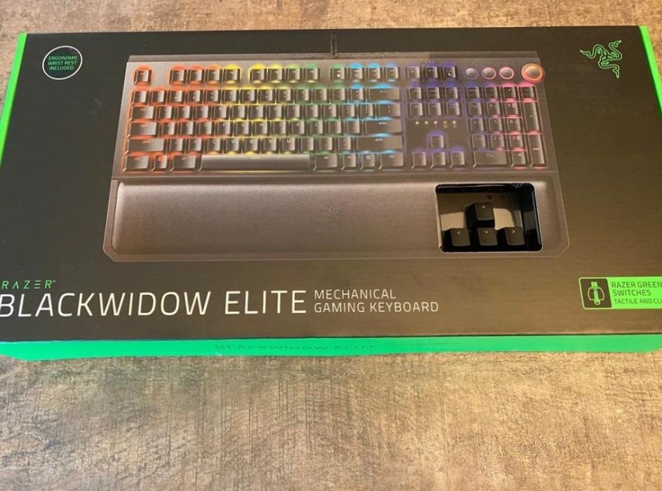 Tastatura Gaming Mecanica Razer BlackWidow Elite Green Switch Clicky