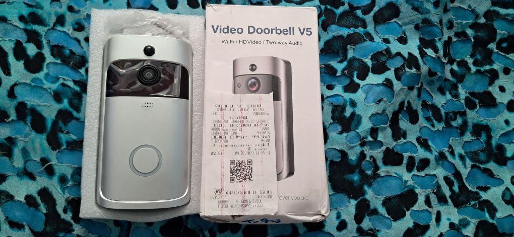 Интелигентен звънец, видео звънец, Video Doorbell V5, Wi-fi / HD виде